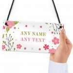 Personalised Any Text Garden Shed Summerhouse Sign Home Decor