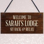 Personalised Summerhouse Signs And Plaques Lodge Sign Bar Sign