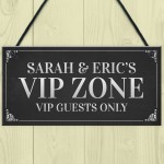 VIP ZONE Personalised Home Bar Man Cave Sign Garden Signs
