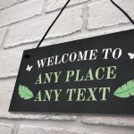 Welcome Sign Personalised Garden Signs And Plaques Summerhouse