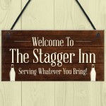 Novelty Personalised Home Bar Sign Man Cave Garden Shed Sign