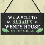 Personalised Wendy House Welcome Sign Summer House Garden