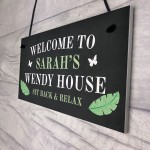 Personalised Wendy House Welcome Sign Summer House Garden