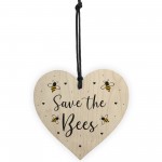 Garden Sign Hanging Door Plaque SAVE THE BEES Summerhouse