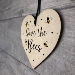 Garden Sign Hanging Door Plaque SAVE THE BEES Summerhouse