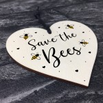 Garden Sign Hanging Door Plaque SAVE THE BEES Summerhouse