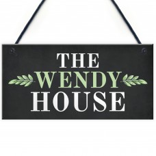 The Wendy House Hanging Summer House Garden Shed Decor Sign 