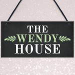 The Wendy House Hanging Summer House Garden Shed Decor Sign 