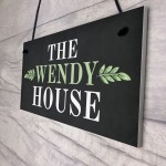 The Wendy House Hanging Summer House Garden Shed Decor Sign 