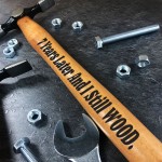 7th Anniversary Gift For Boyfriend Husband Engraved Hammer