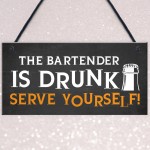 Funny Witty Joke Home Bar Sign Hanging Man Cave Pub Sign