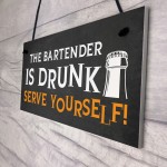 Funny Witty Joke Home Bar Sign Hanging Man Cave Pub Sign