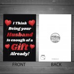 Funny Anniversary Birthday Card For Wife Girlfriend A6 Card Joke