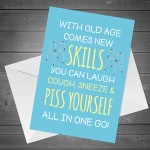 Funny Birthday Card For Men Women A6 Card 50th 60th 70th