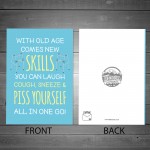 Funny Birthday Card For Men Women A6 Card 50th 60th 70th