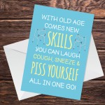 Funny Birthday Card For Men Women A6 Card 50th 60th 70th