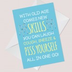 Funny Birthday Card For Men Women A6 Card 50th 60th 70th