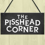Funny Home Bar Sign PISS HEAD CORNER Garden Plaque Beer Gin Funny Home Bar Sign PISS HEAD CORNER Garden Plaque Beer Gin