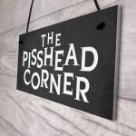 Funny Home Bar Sign PISS HEAD CORNER Garden Plaque Beer Gin Funny Home Bar Sign PISS HEAD CORNER Garden Plaque Beer Gin