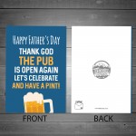 Funny Fathers Day Card Comedy Humour Cheeky Joke Dad Father