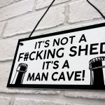 Funny Rude Man Cave Sign Hangng Garage Shed Plaque Gift For Men 