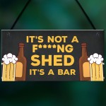 Funny Home Bar Sign RUDE Witty Cheeky Joke Man Cave Pub