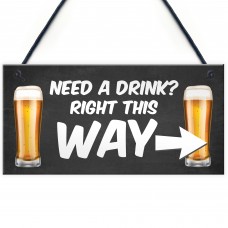 Novelty Bar Decor Signs Hanging Home Bar Man Cave Pub Garden