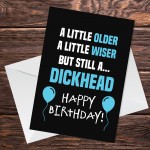 Funny Rude Birthday Card For Him Novelty Birthday Card For Dad