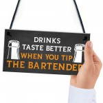 Funny Bartender Pub Signs Novelty Home Bar Signs Beer Garden