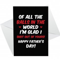 Funny Rude Fathers Day Card For Dad A6 Card Joke Dad Card