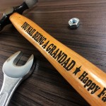 Personalised Engraved Hammer Tool Gift Novelty Grandad Gift 