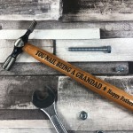 Personalised Engraved Hammer Tool Gift Novelty Grandad Gift 