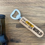 Best Dad Bottle Opener PERSONALISED Fathers Day Birthday