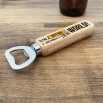 Best Dad Bottle Opener PERSONALISED Fathers Day Birthday