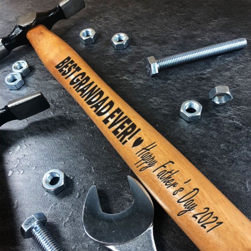 BEST GRANDAD Gift Engraved Hammer Tool Gift For Grandad