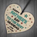 Best Grandad Gift For Fathers Day Personalised Wood Heart