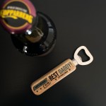 Personalised Birthday Gift For Daddy Wooden Bottle Opener Dad