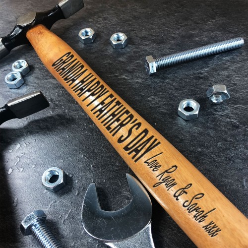 Engraved Hammer Tool Gift Personalised Grandad Granda