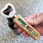 Personalised Fathers Day Bottle Opener Gift For Dad Daddy