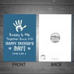 1st Fathers Day Card New Dad Card Fathers Day Card Baby Boy Girl