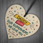 Fathers Day Birthday Gift For Daddy Personalised Superhero Gift