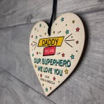 Fathers Day Birthday Gift For Daddy Personalised Superhero Gift