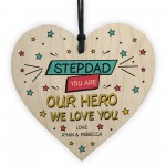 Fathers Day Birthday Gift For Stepdad Personalised Superhero