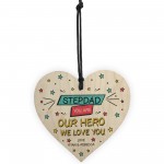 Fathers Day Birthday Gift For Stepdad Personalised Superhero
