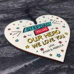 Fathers Day Birthday Gift For Stepdad Personalised Superhero