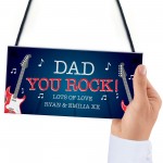 Quirky DAD Gift For Fathers Day Birthday Personalised Plaque