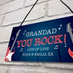 Quirky Grandad Gift For Fathers Day Birthday Personalised Plaque