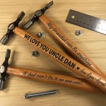 Personalised Hammer Engraved Gift For Uncle Birthday Thank You