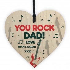Novelty Gift For Dad Birthday Fathers Day YOU ROCK Personalised
