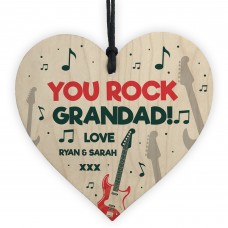 Novelty Gift For Grandad Birthday YOU ROCK Personalised